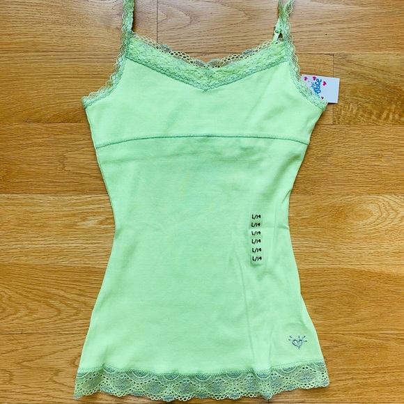 Justice Lime Green Camisole - Picture 1 of 2